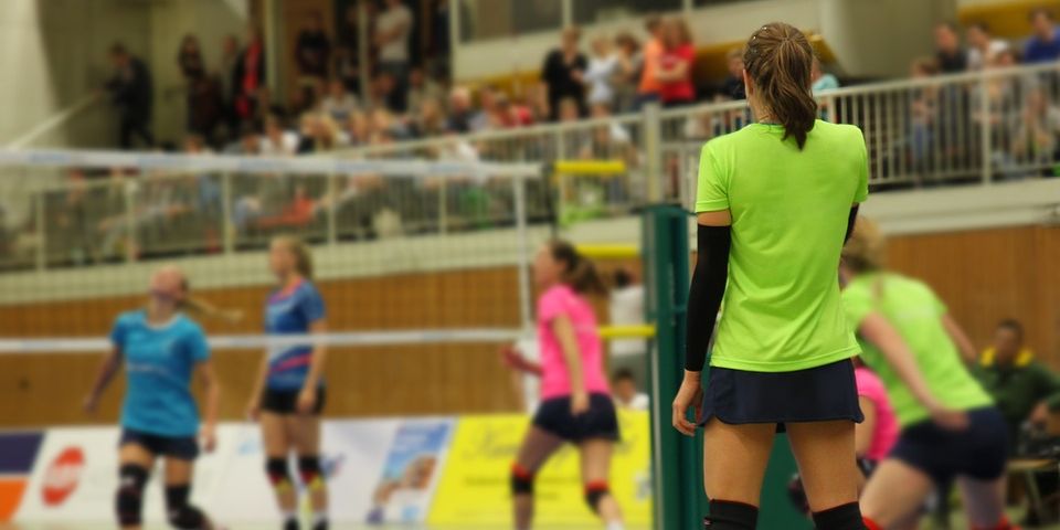Immagine: foto di una partita di pallavolo